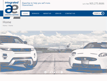 Tablet Screenshot of integratedauto.com